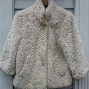 Faux Fur Dollhouse Vintage Jacket fits Women M/L